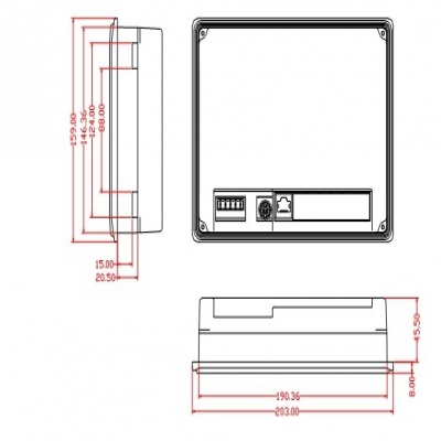 螺桿式低溫冷水機(jī)組控制系統(tǒng)原理分析二 安裝尺寸說(shuō)明  